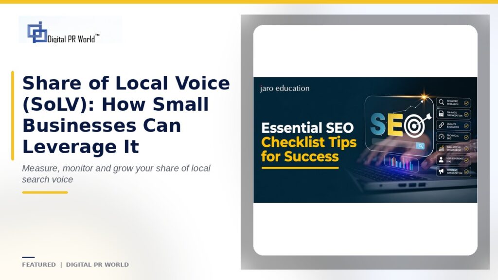 Share of Local Voice (SoLV): How Small Businesses Can Leverage It