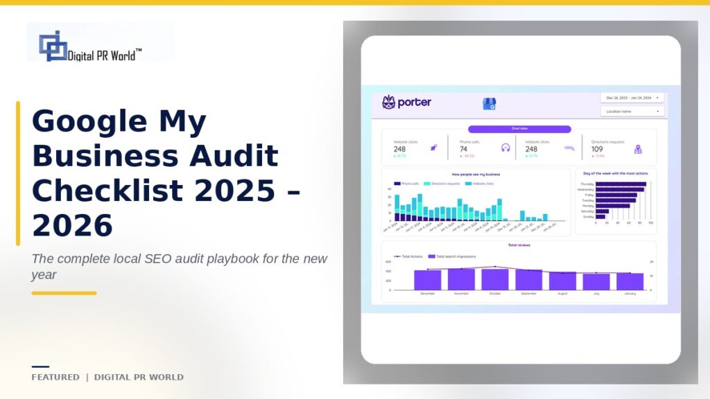 Google My Business Audit Checklist 2025 – 2026