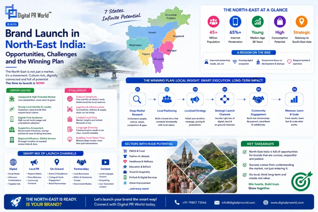 Brand Launch in North-East India: Opportunities, Challenges and the Winning Plan