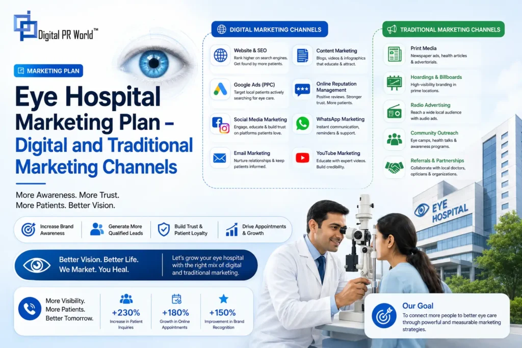 Eye Hospital Marketing Plan – Digital and Traditional Marketing Channels