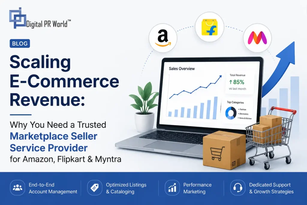 Scaling E-Commerce Revenue: Why You Need a Trusted Marketplace Seller Service Provider for Amazon, Flipkart & Myntra